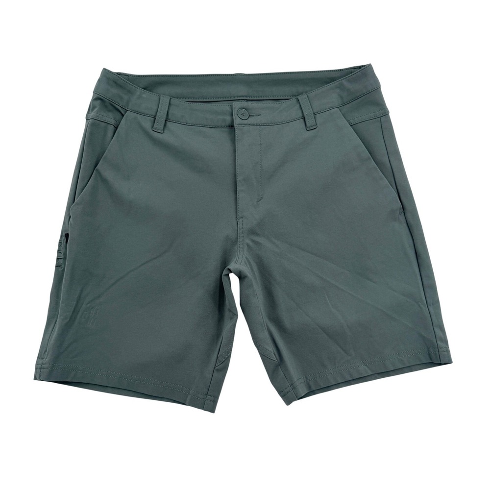 BYLT Premium Basics Everyday Shorts 33 Men Dark Sage Green Preformance Casual